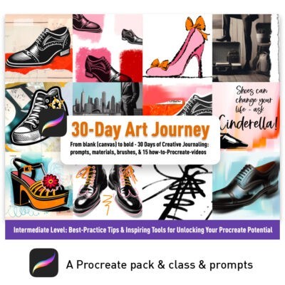 30 Days of Art Journaling – The Shoe Pack