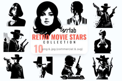 Retro Movie Stars Collection
